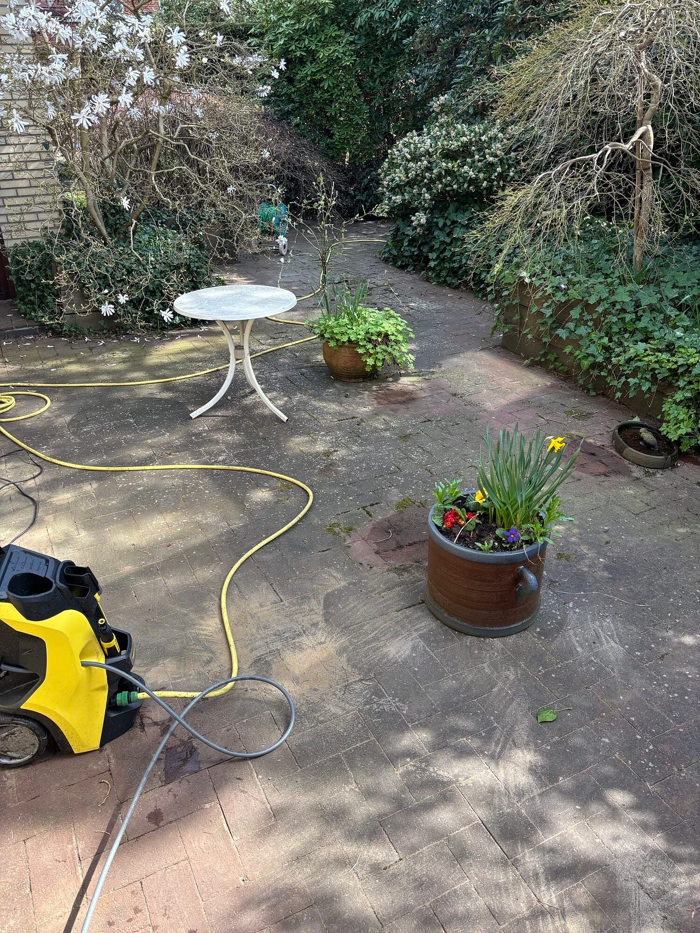 Garten-Terrasse vorher